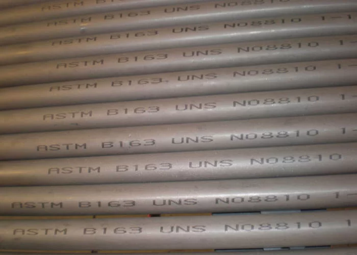 N08810 Seamless Tubes Alloy 800H Pipe
