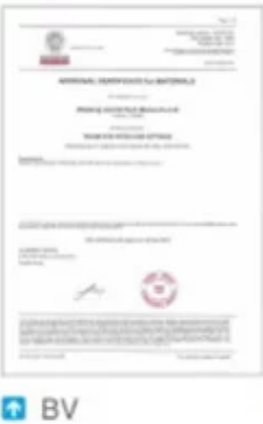 ASME Boiler and Pressure Vessel Code Certificate