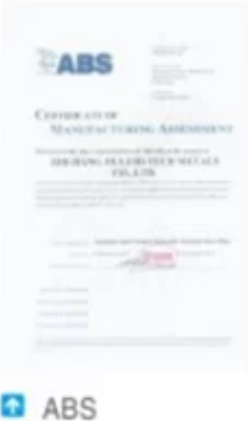 PED 2014/68/EU Pressure Equipment Directive Certificate