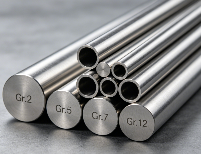Nuclear Power Titanium Alloys Gr.2, Gr.5, Gr.7, Gr.12