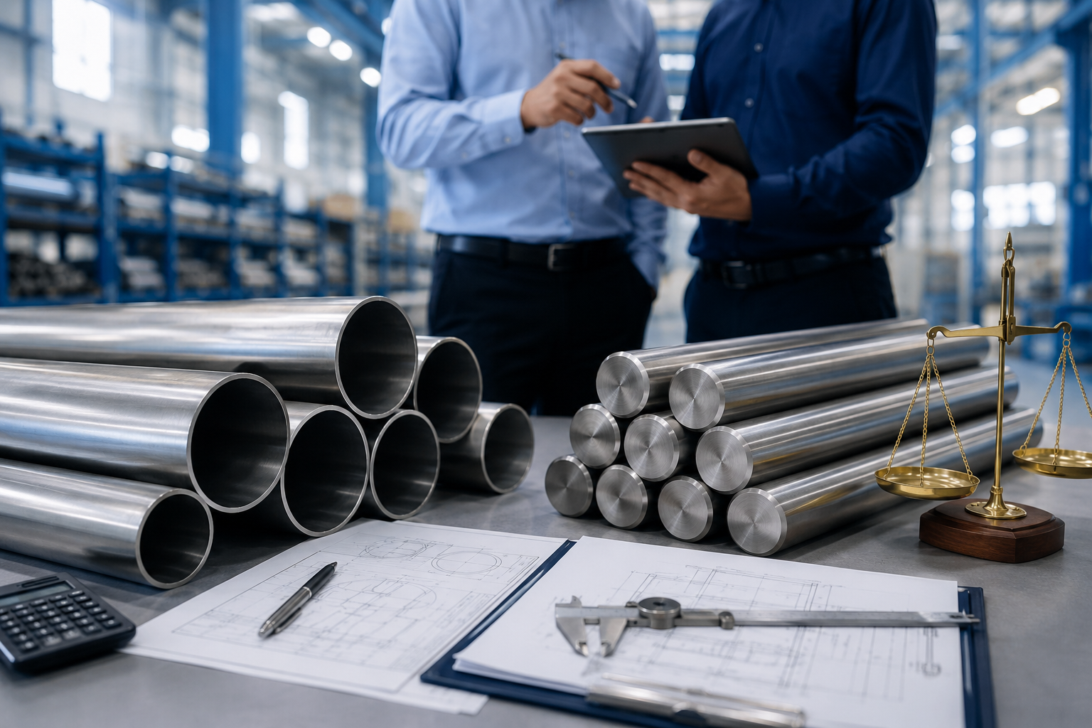 Nickel alloy pipes and bars cost value comparison